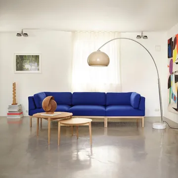 D102 Søs τραπεζάκι σαλονιού Ø55 cm - Δρυς στερεό λαδωμένο - FDB Møbler