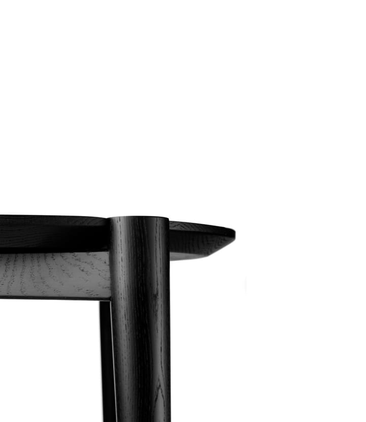 D102 Søs Τραπεζάκι σαλονιού Ø70 cm, Oak black painted FDB Møbler
