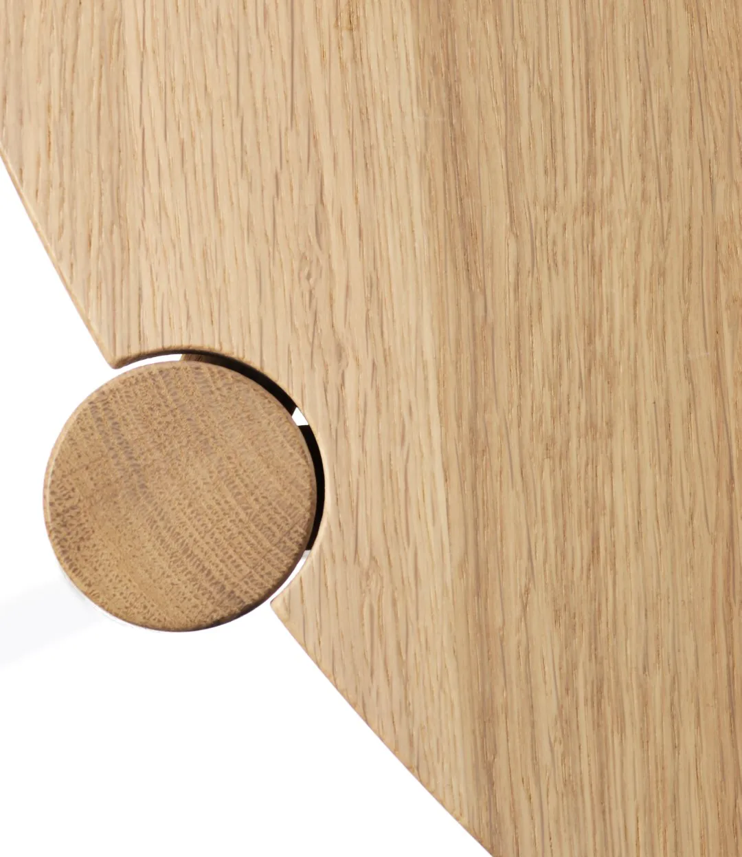 D102 Søs Τραπεζάκι σαλονιού Ø70 cm, Oak nature lacquered FDB Møbler