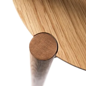D102 Søs τραπεζάκι σαλονιού Ø85 εκ. - Oak solid oiled - FDB Møbler