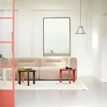 D108 Ragnesminde τραπεζάκι σαλονιού Ø48 cm - Carmine red - FDB Møbler