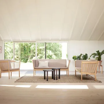 D108 Ragnesminde τραπεζάκι σαλονιού Ø48 cm - Midnight blue - FDB Møbler