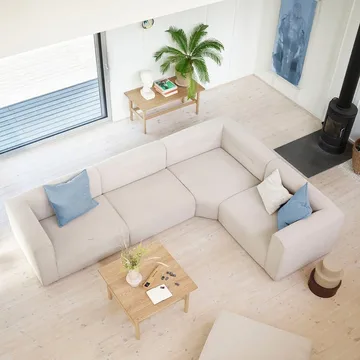 D33 τραπεζάκι σαλονιού 60x120 εκ. - Oak solid oiled - FDB Møbler