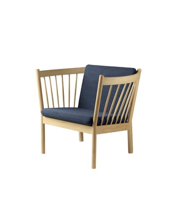 Πολυθρόνα J146 - Oak nature lacquered-dark blue - FDB Møbler