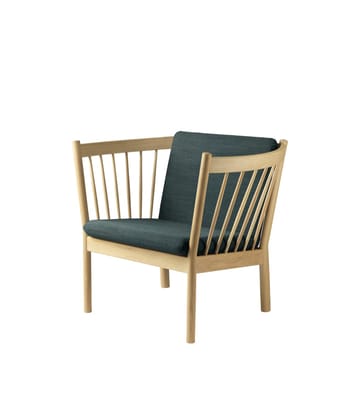 Πολυθρόνα J146 - Oak nature lacquered-dark green - FDB Møbler