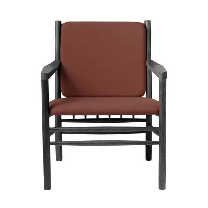Πολυθρόνα J147 - Oak black painted-burnt orange - FDB Møbler