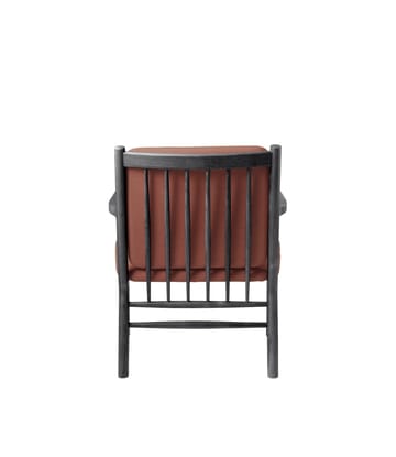 Πολυθρόνα J147 - Oak black painted-burnt orange - FDB Møbler
