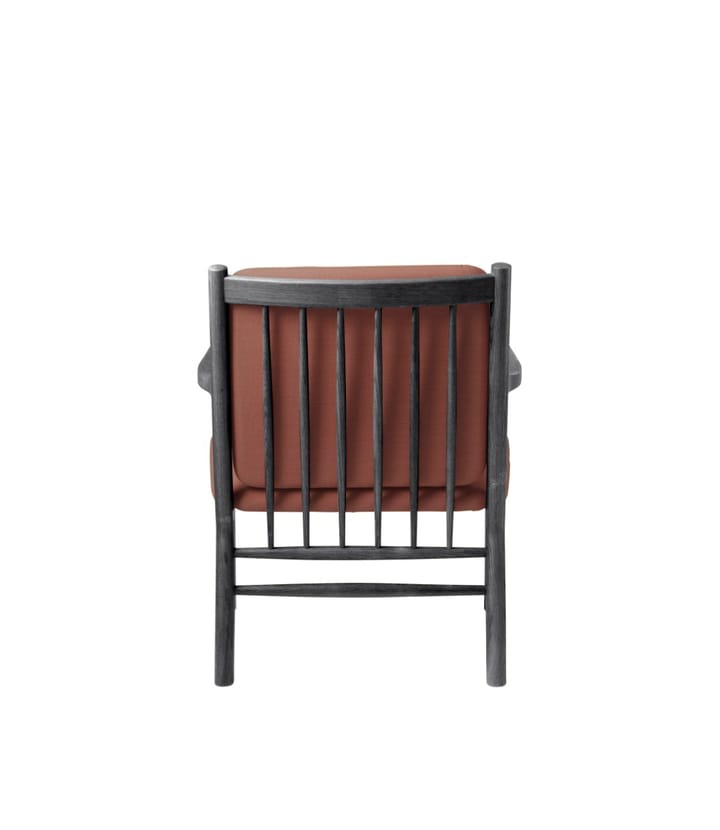Πολυθρόνα J147, Oak black painted-burnt orange FDB Møbler