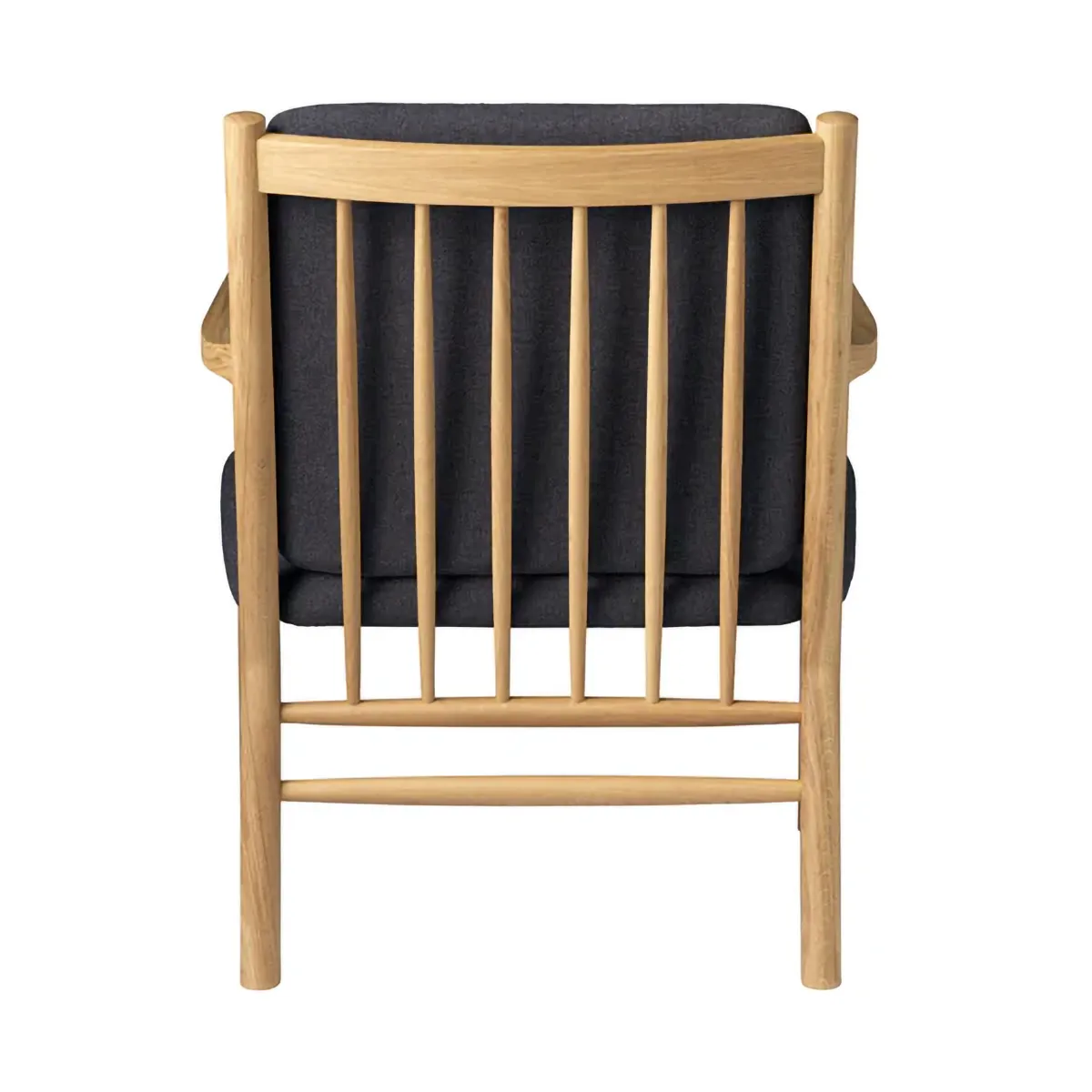 Πολυθρόνα J147, Oak lacquered-dark grey FDB Møbler
