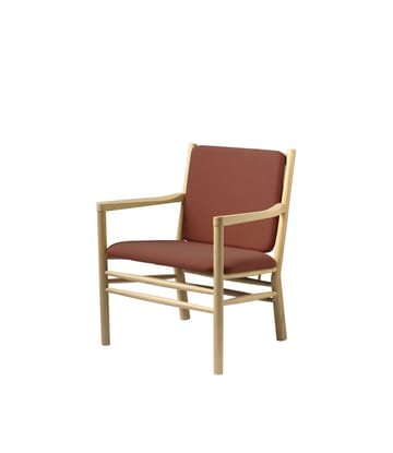 Πολυθρόνα J147 - Oak nature lacquered-burnt orange - FDB Møbler