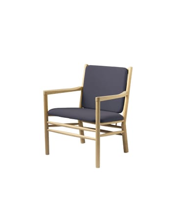 Πολυθρόνα J147 - Oak nature lacquered-dark blue - FDB Møbler