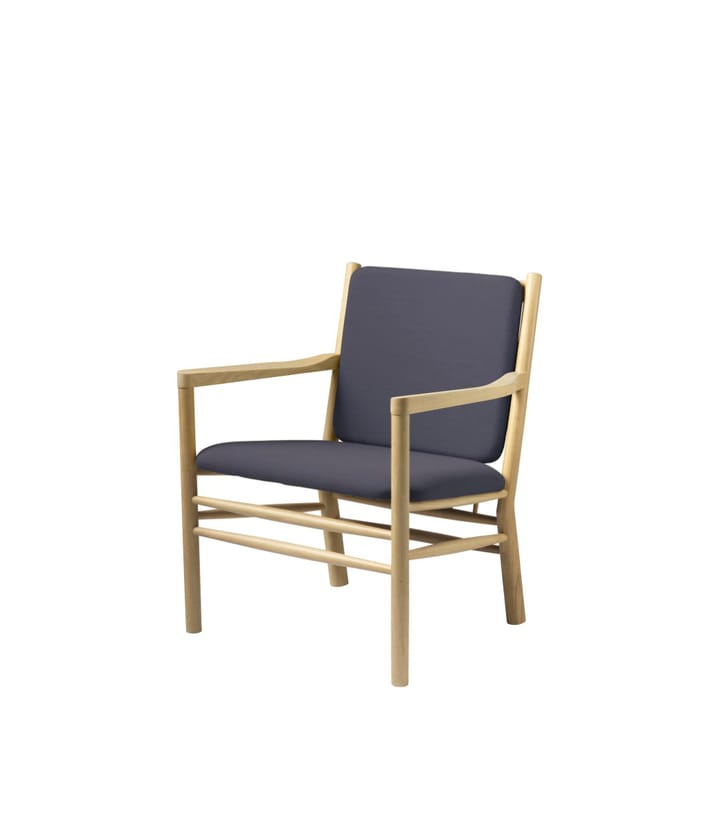 Πολυθρόνα J147, Oak nature lacquered-dark blue FDB Møbler