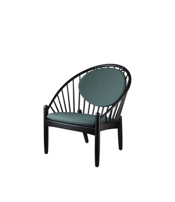 J166 Jørna καρέκλα - Oak black painted-dark green - FDB Møbler