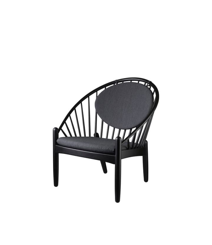 J166 Jørna καρέκλα, Oak black painted-dark grey FDB Møbler