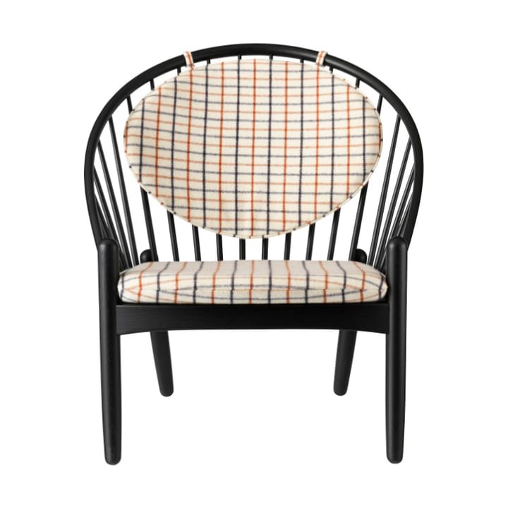 J166 Jørna καρέκλα - Oak black painted-red diced - FDB Møbler