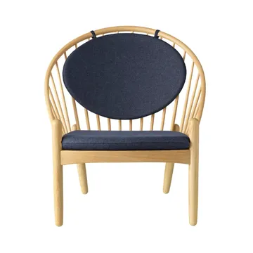 J166 Jørna καρέκλα - Oak lacquered-dark blue - FDB Møbler