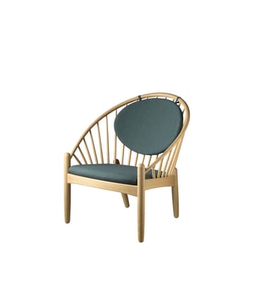 J166 Jørna καρέκλα - Oak nature lacquered-dark green - FDB Møbler