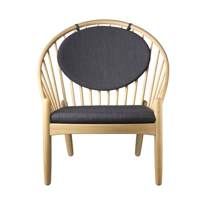 J166 Jørna καρέκλα - Oak nature lacquered-dark grey - FDB Møbler