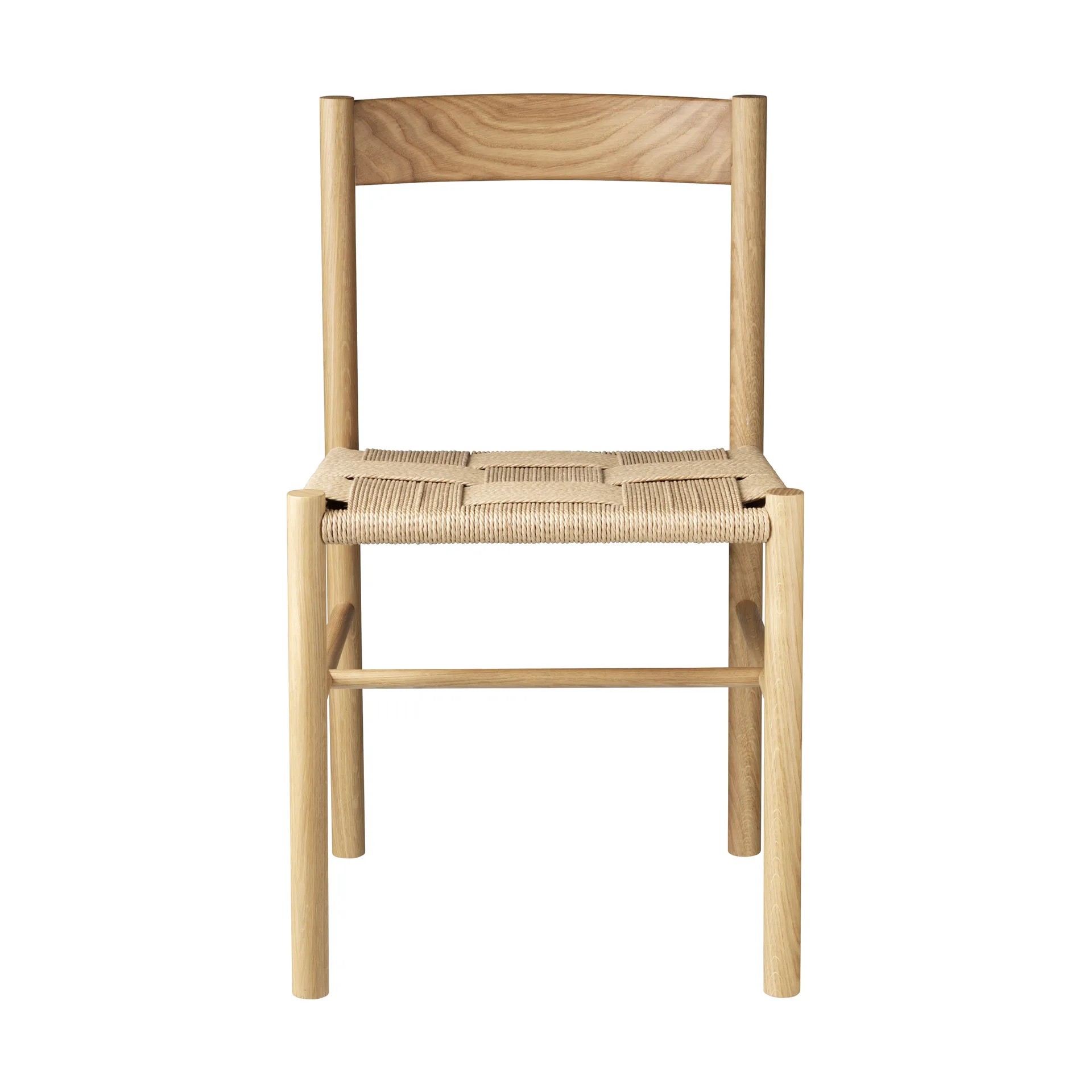 J178 Lønstrup καρέκλα v2, Oak nature lacquered-papercord FDB Møbler