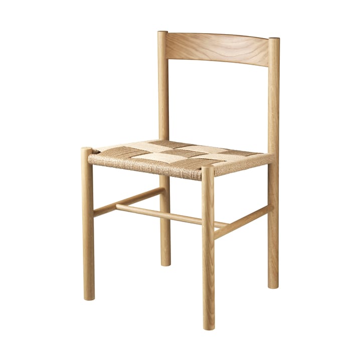 J178 Lønstrup καρέκλα v2, Oak nature lacquered-papercord FDB Møbler