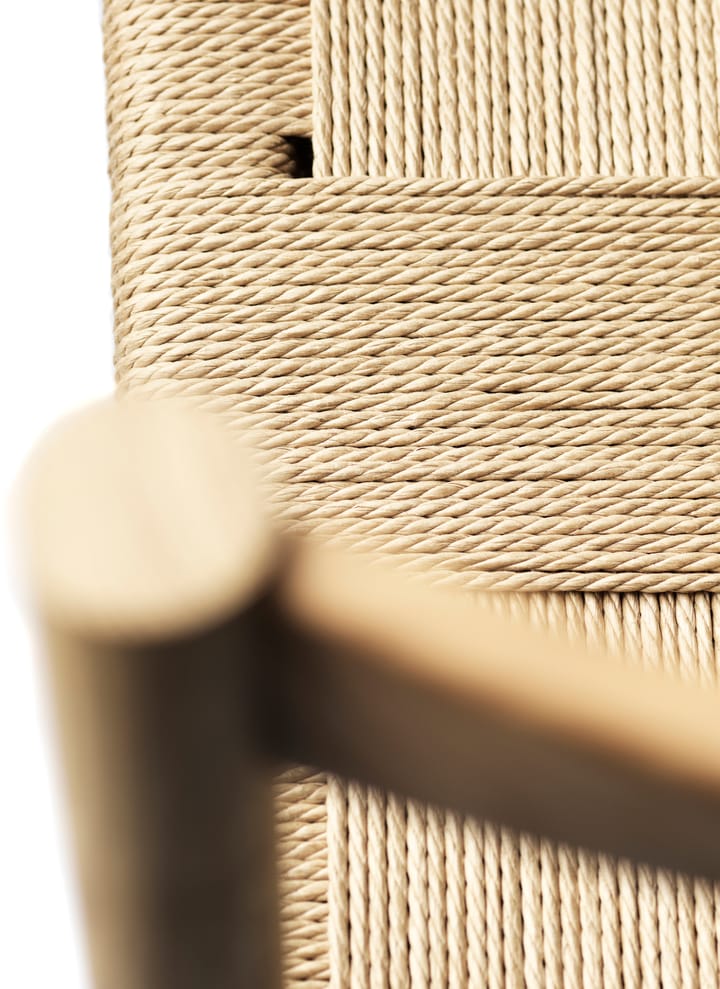J178 Lønstrup καρέκλα v2, Oak nature lacquered-papercord FDB Møbler