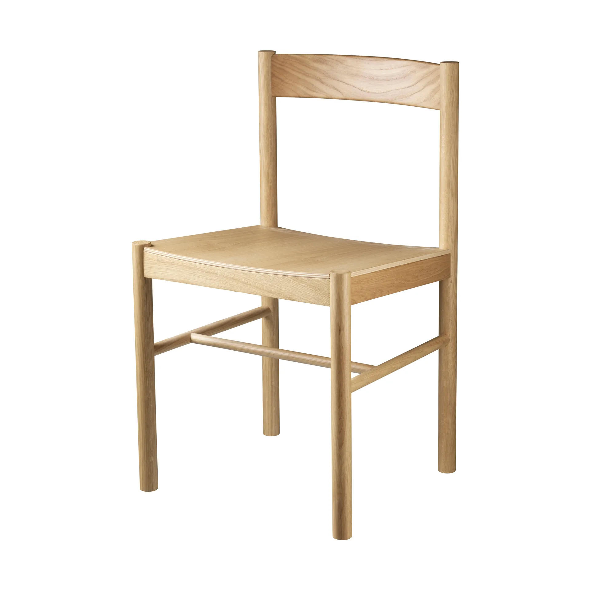 J178 Lønstrup καρέκλα v2, Oak nature lacquered FDB Møbler