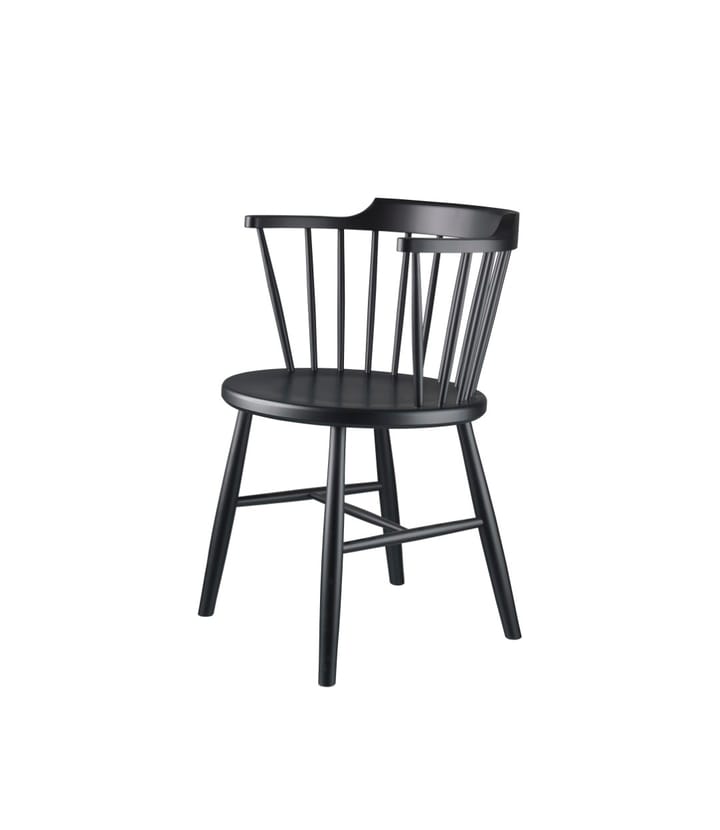 Καρέκλα J18, Beech black painted FDB Møbler