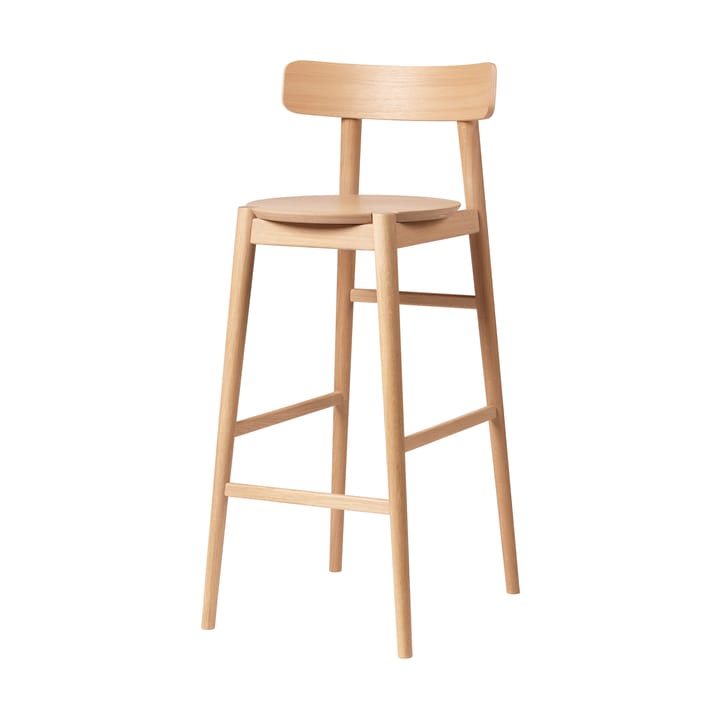 J184 Øst σκαμπό μπαρ 75 cm, Oak nature lacquered FDB Møbler