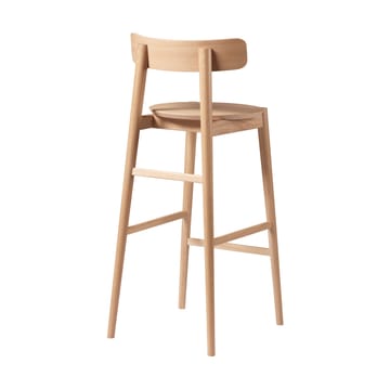 J184 Øst σκαμπό μπαρ 75 cm - Oak nature lacquered - FDB Møbler