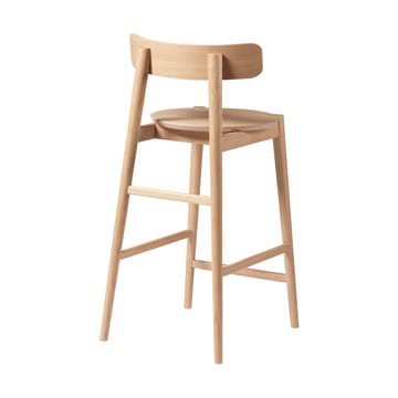 J185 Øst σκαμπό μπαρ 65 cm - Oak nature lacquered - FDB Møbler
