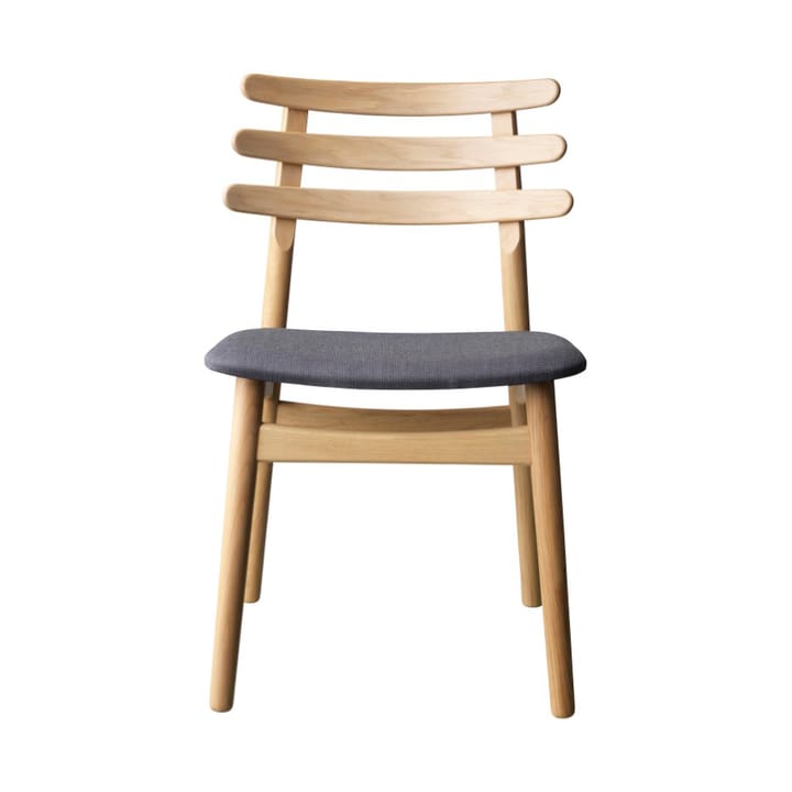 Καρέκλα J48 - Oak nature lacquered-anthracite - FDB Møbler