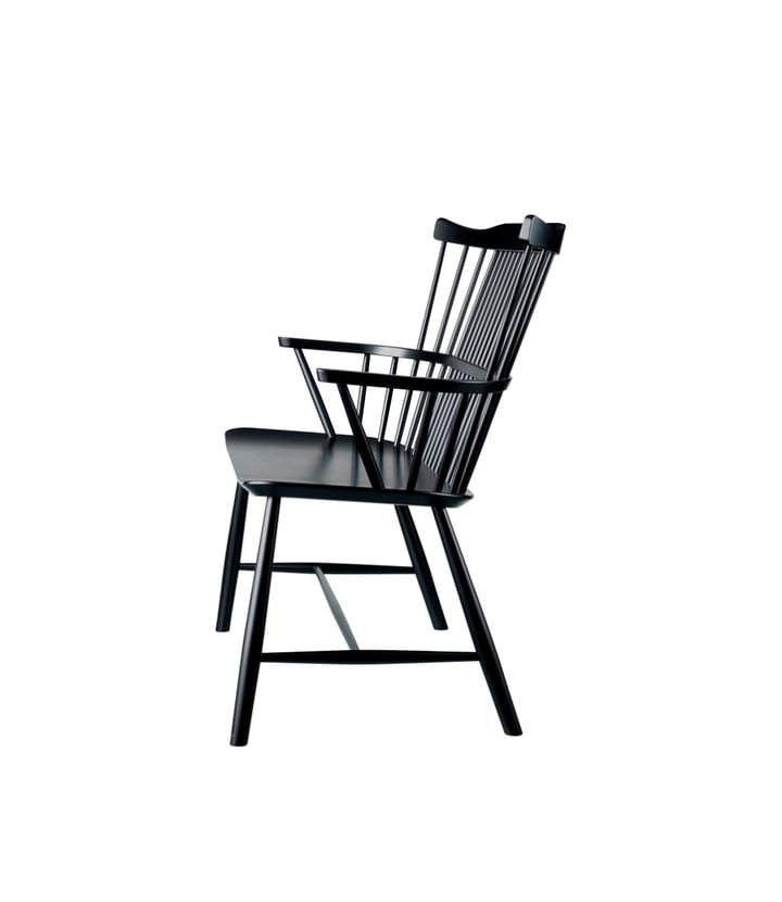 J52D παγκάκι, Beech black painted FDB Møbler