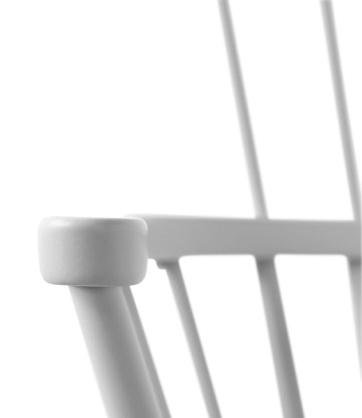 J52G καρέκλα-κούνια, Beech white painted FDB Møbler