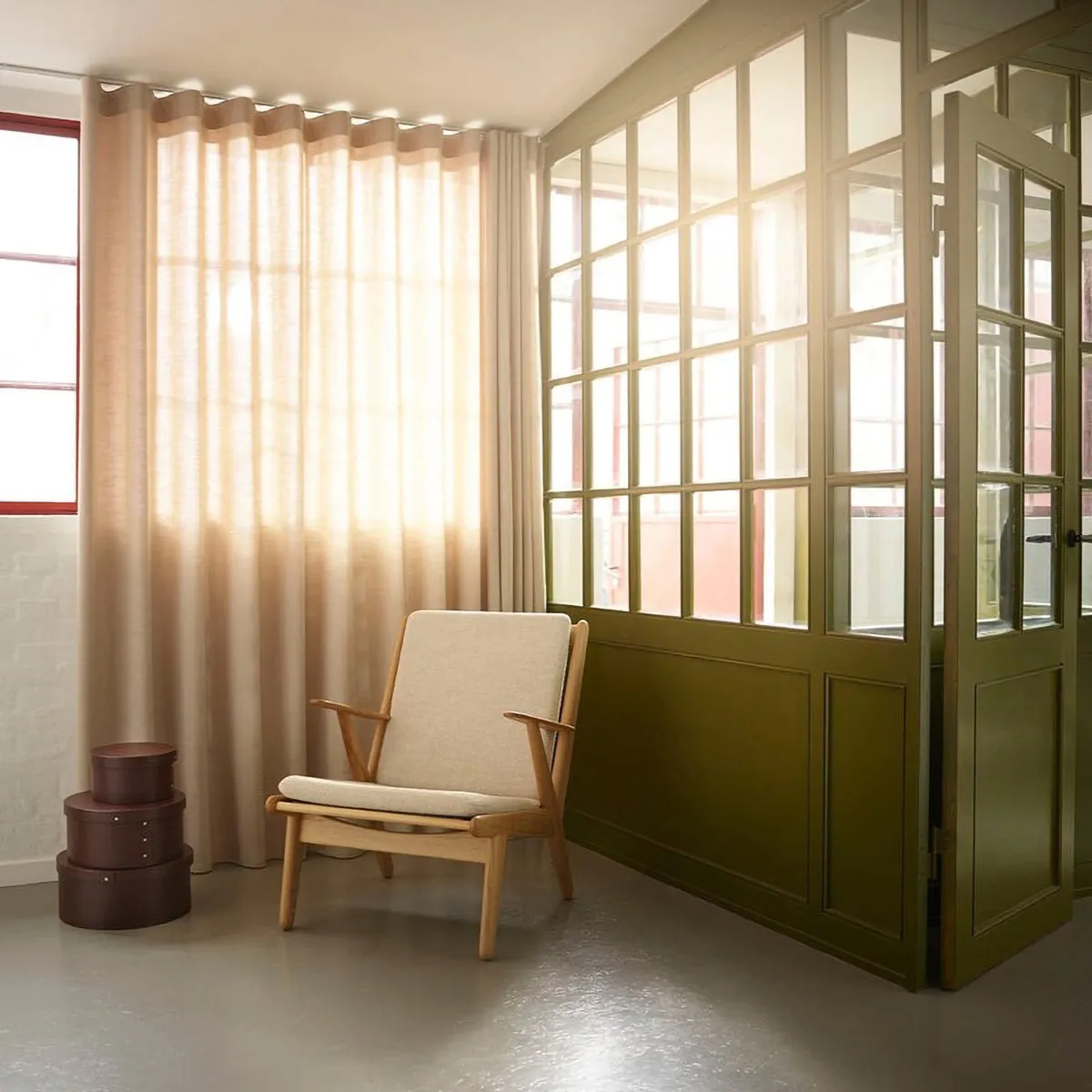 Πολυθρόνα J53, Oiled oak-beige FDB Møbler