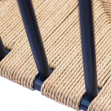 Καρέκλα J80 - Steel blue beech-paper cord - FDB Møbler