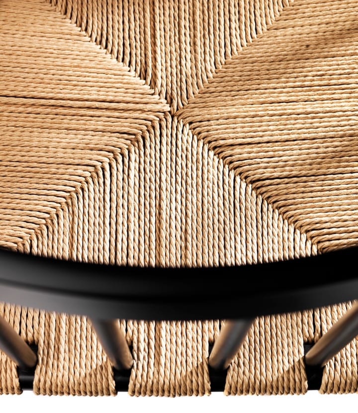 J81 Καρέκλα με μπράτσα, Nature-beech black painted FDB Møbler