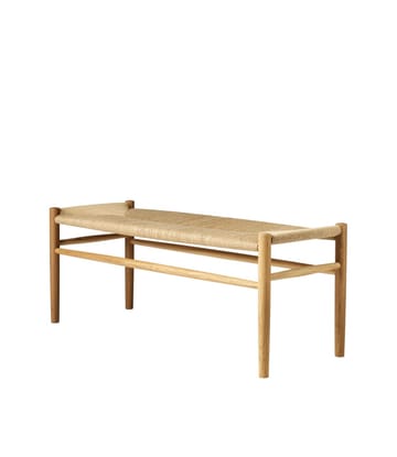 J83B Παγκάκι 37x100 cm - Oak nature lacquered-nature - FDB Møbler