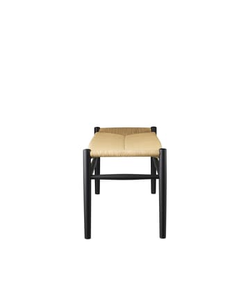 J83B RAL 9005 gloss 10 παγκάκι - Beech black painted-nature - FDB Møbler