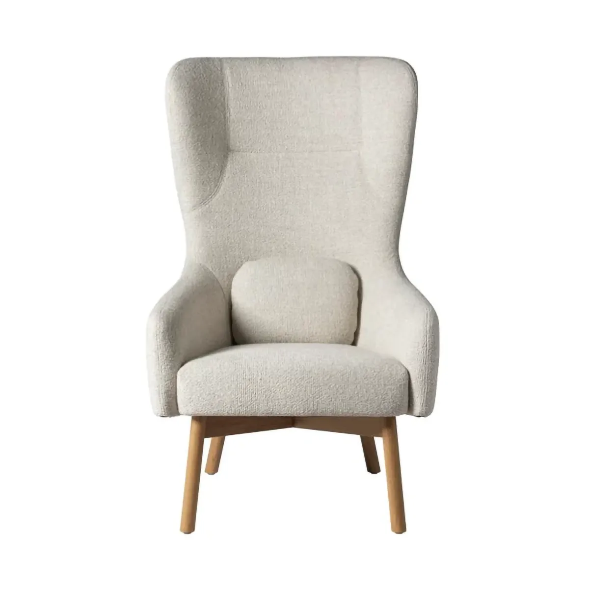 Πολυθρόνα L35 Gesja Wing Chair, Beige-lackad ek FDB Møbler