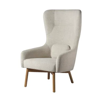 Πολυθρόνα L35 Gesja Wing Chair - Beige-lackad ek - FDB Møbler