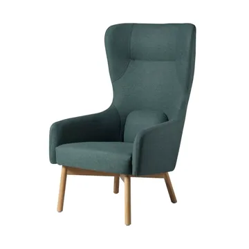 Πολυθρόνα L35 Gesja Wing Chair - Green-lacquered oak - FDB Møbler