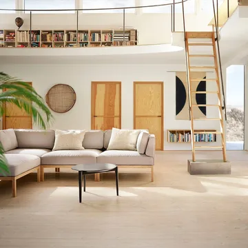 L37 7-9-13 μονάδα καναπέ αριστερή γωνία 90 cm - Stone-lacquered oak - FDB Møbler