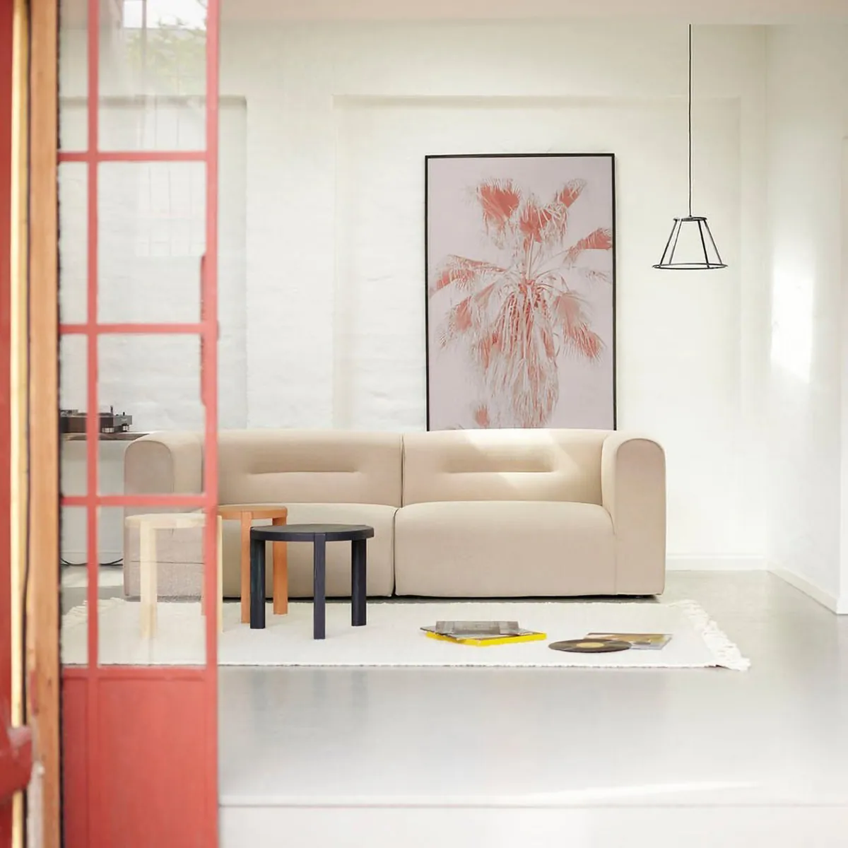 L44 Mols μονάδα καναπέ αριστερή, Μπεζ FDB Møbler