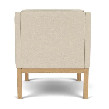 L46 MK155 easy chair πολυθρόνα - Βαμμένη δρυς-ύφασμα μπεζ - FDB Møbler