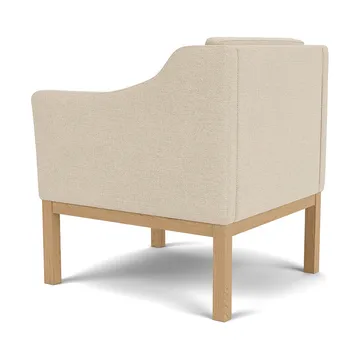 L46 MK155 easy chair πολυθρόνα - Βαμμένη δρυς-ύφασμα μπεζ - FDB Møbler