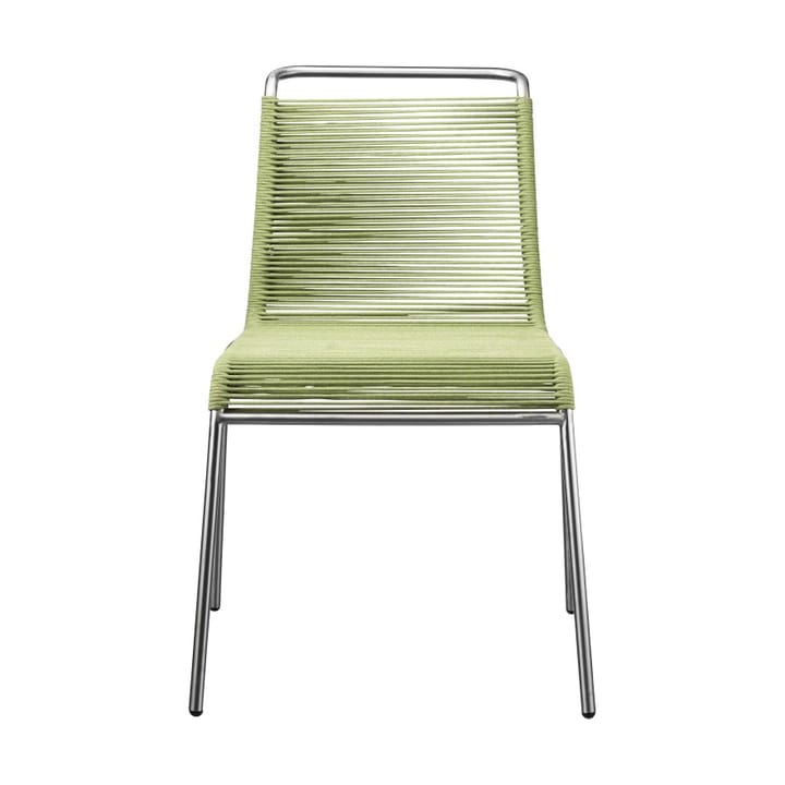 M20 Teglgård Cord Chair καρέκλα - Green mixed-stainless steel - FDB Møbler
