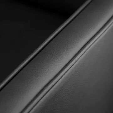 MK46 Mogens Koch 3-θέσιος καναπές - Lacquered oak-black leather - FDB Møbler