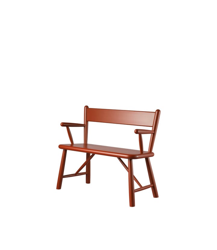 P11 παιδικό παγκάκι, Beech red painted FDB Møbler