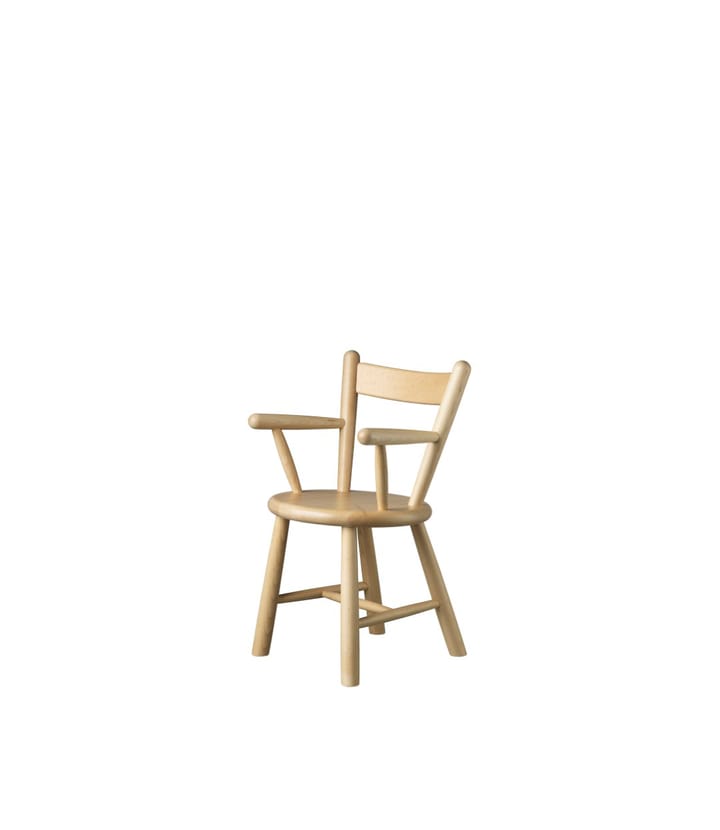 P9 παιδική καρέκλα, Beech nature lacquered FDB Møbler