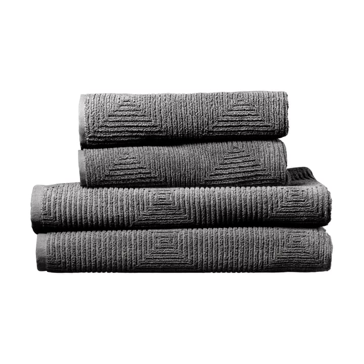 R33 Kirkeby σετ πετσέτες 4 τεμάχια, Granite gray FDB Møbler